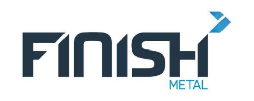 logo finish metal