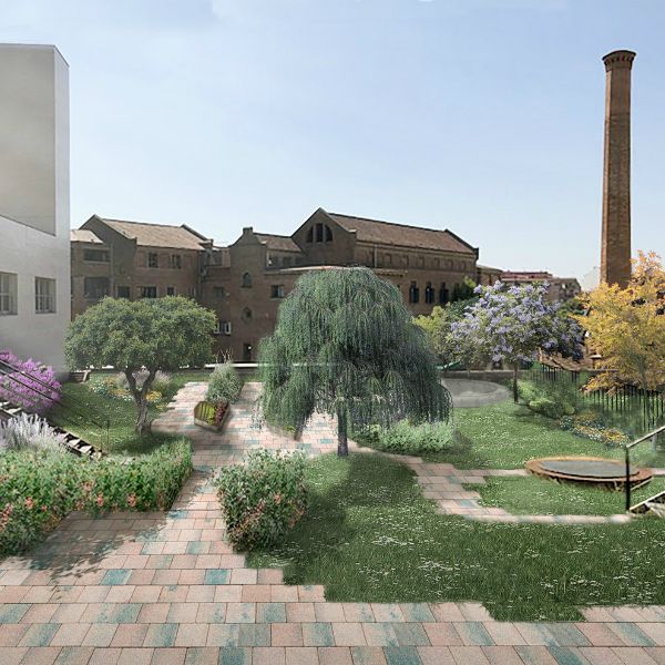Diseño y ejecución del Jardín terapéutico del Hospital de la Santa Creu y Sant Pau